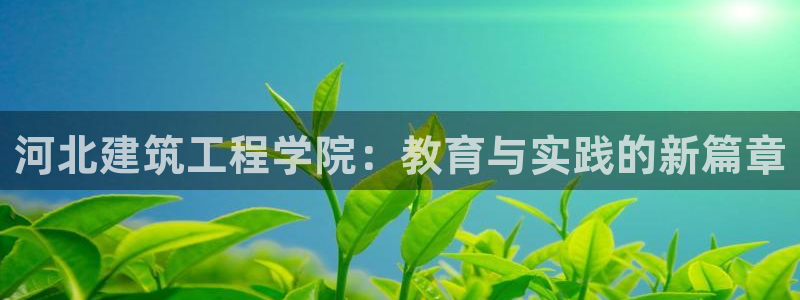谈球吧官网app：河北建筑工程学院：教育与实践的新篇章